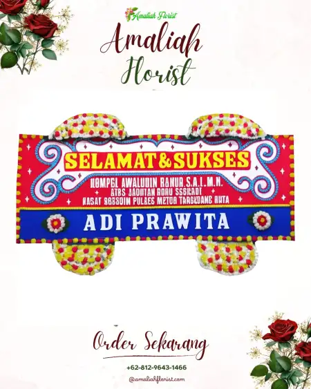 Papan Bunga Ucapan Selamat Cieundeur